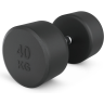 Гантель круглая UNIX FIT PRO обрезиненная 40 кг DBRND40PBKx2